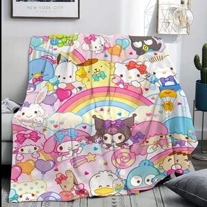 Sanrio Hello Kitty Fleece Throw Blanket